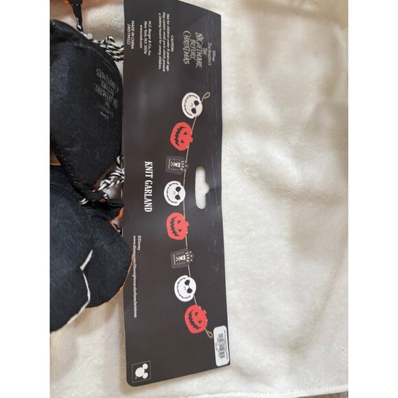 Disney Tim Burtons The Nightmare Before Christmas Knit Garland Halloween Decor - Picture 4 of 6